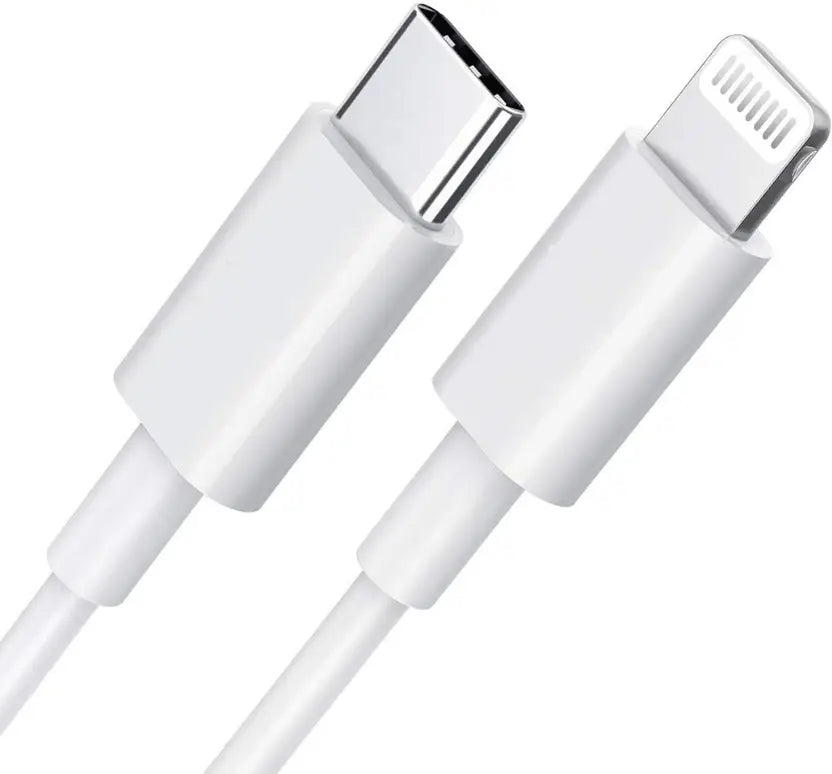 ZXRO  ORIGINAL Lightning Cable 2.1 A 1 m Lightning Cable For Fast Charging  (Compatible with apple iphone X Series/11 Series/12 Series/13 Series/14 Series, White, One Cable)
